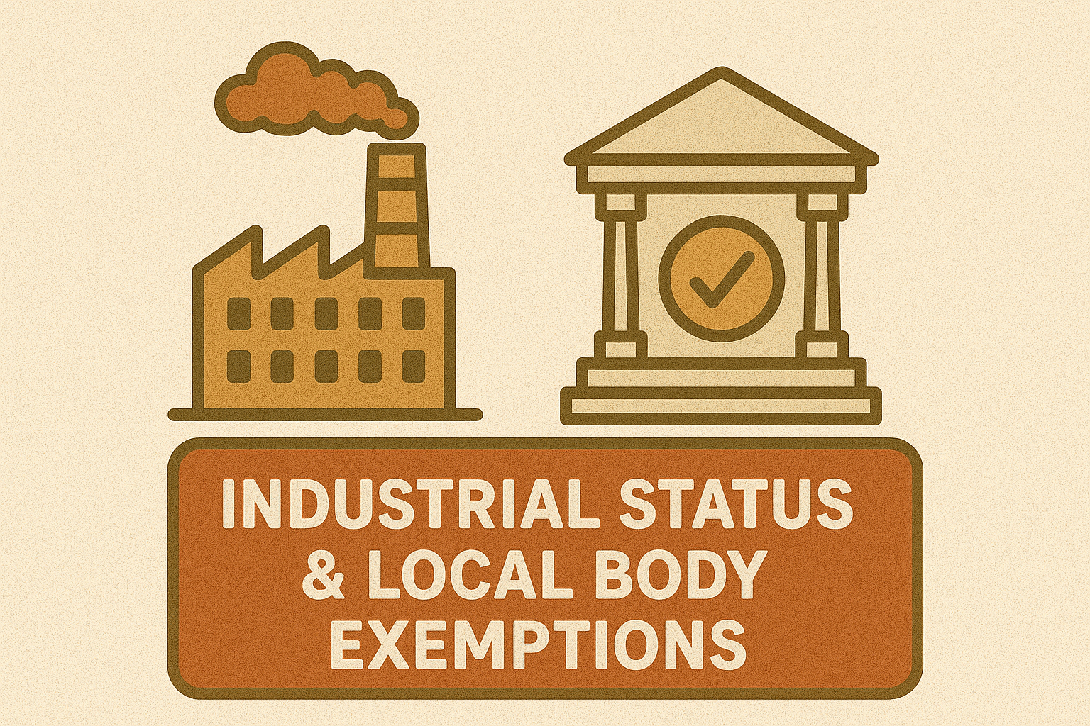 Industrial Status & Local Body Exemptions